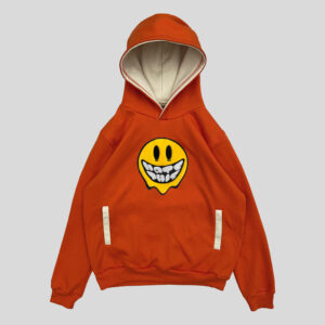 Not Happy Hoodie Naranja 🫠