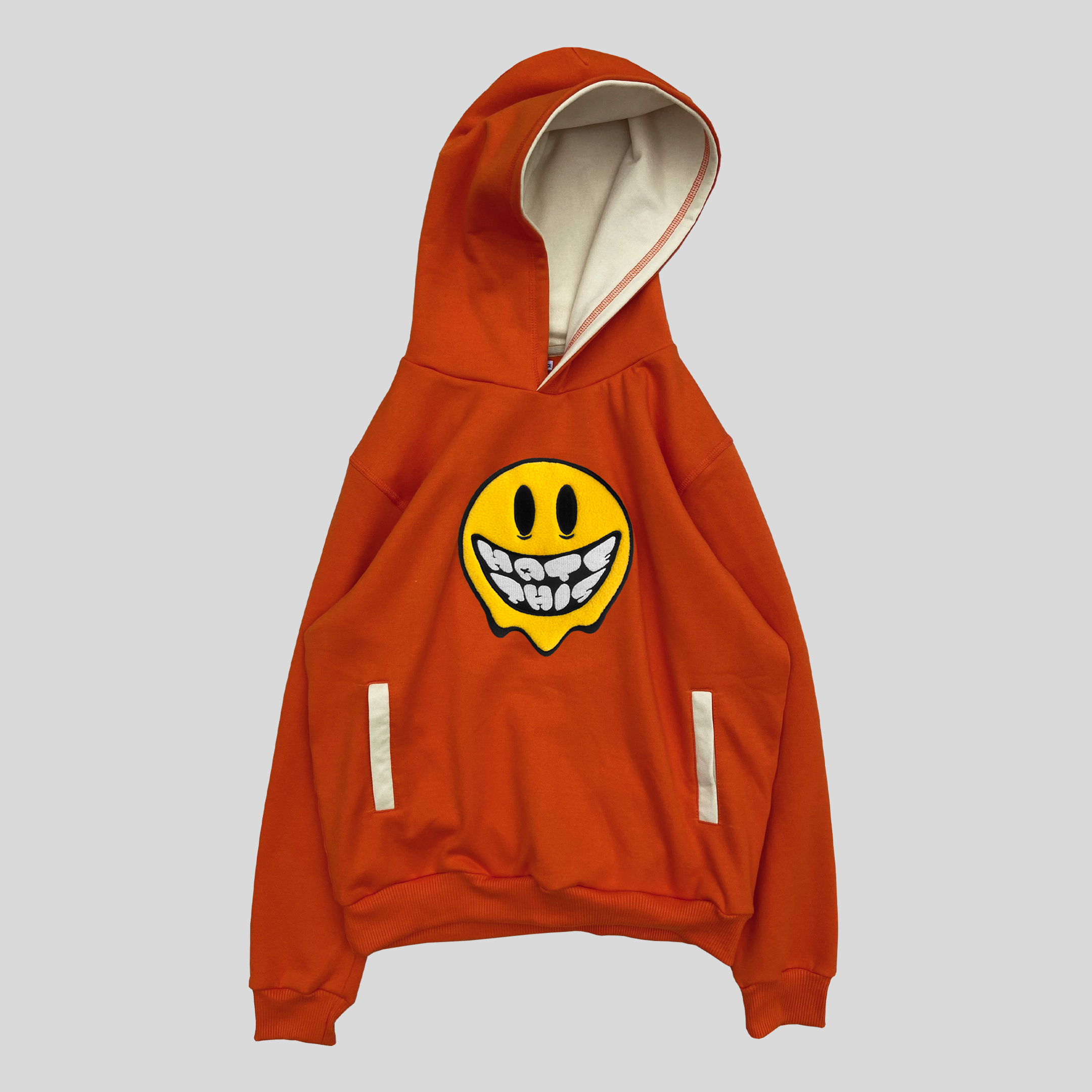 Not Happy Hoodie Naranja 🫠 - Imagen 2