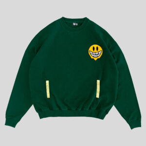 Not Happy Crewneck Verde 🫠
