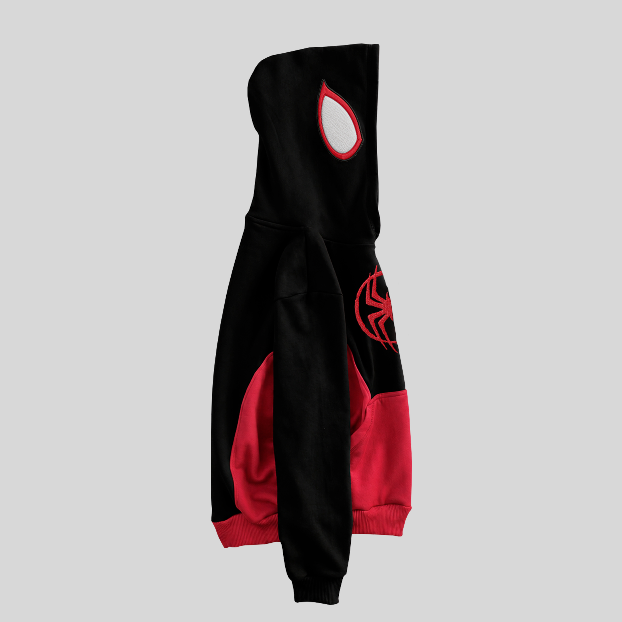 Black/Red Spidey Hoodie V2. 🕷️ - Imagen 3
