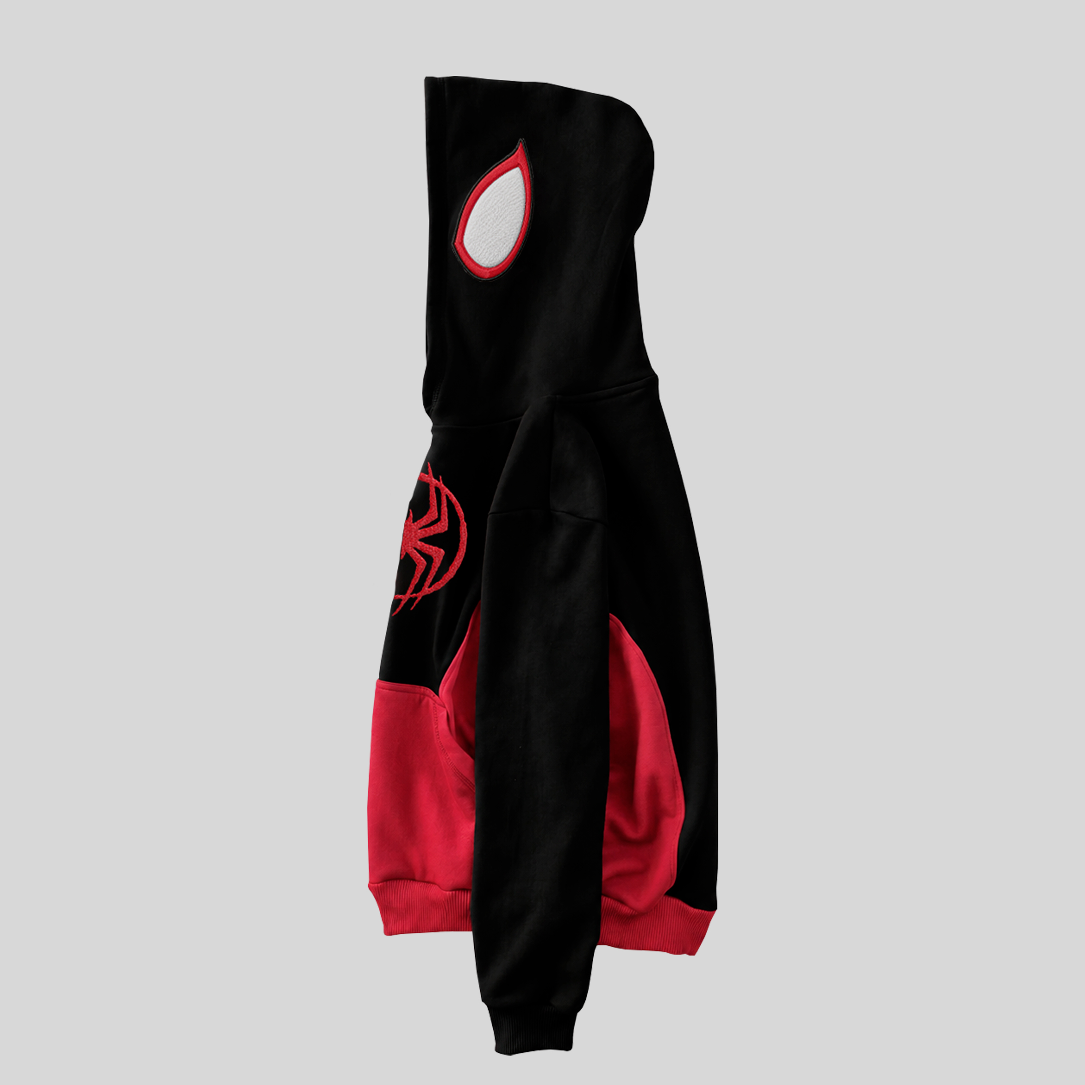 Black/Red Spidey Hoodie V2. 🕷️ - Imagen 4